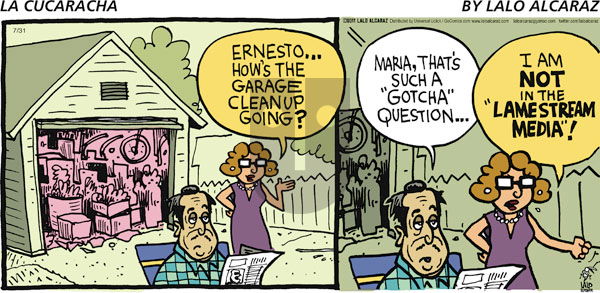 La Cucaracha on Sunday July 31, 2011 Comic Strip