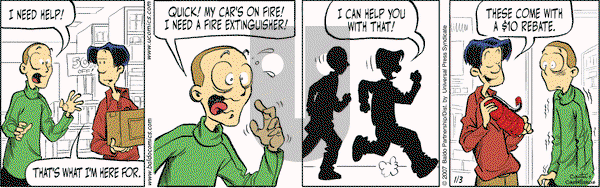 Baldo on Wednesday January 3, 2007 Comic Strip