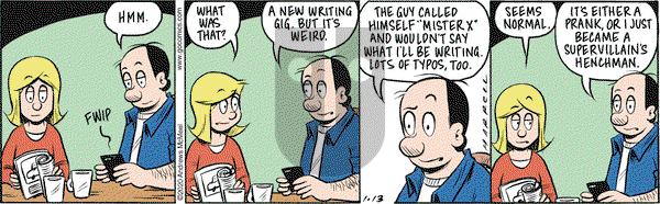Adam@Home on Monday January 13, 2020 Comic Strip
