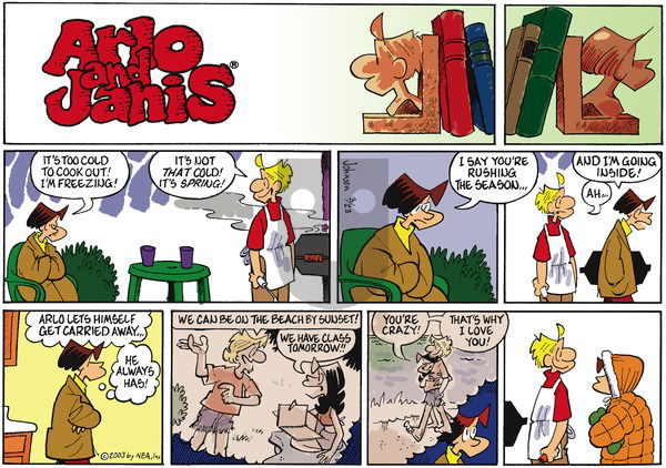 Arlo and Janis on Sunday March 23, 2003 Comic Strip