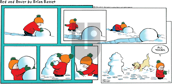 Red and Rover on Sunday January 17, 2010 Comic Strip