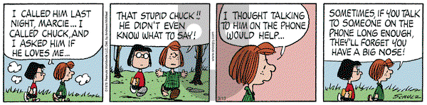 Peanuts on Thursday March 13, 2025 Comic Strip