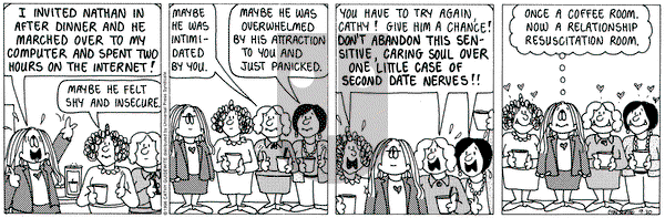 Cathy Classics on Monday September 30, 1996 Comic Strip