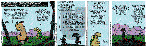 Over the Hedge on Saturday March 11, 2006 Comic Strip