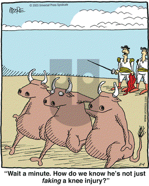 In the Bleachers on Tuesday March 4, 2003 Comic Strip