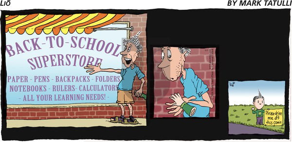 Lio on Sunday August 21, 2016 Comic Strip