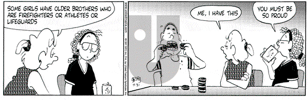 Luann on Thursday July 31, 1997 Comic Strip