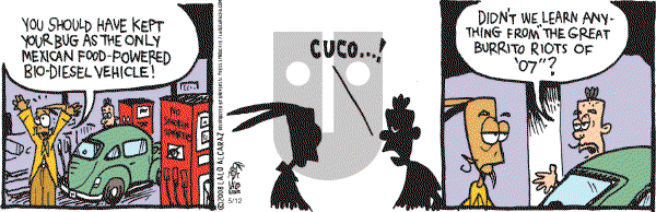 La Cucaracha on Monday May 12, 2008 Comic Strip