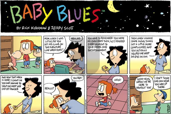 Baby Blues on Sunday May 22, 2005 Comic Strip