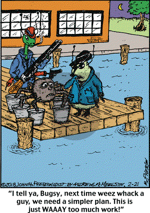 Close to Home on Wednesday February 21, 2018 Comic Strip