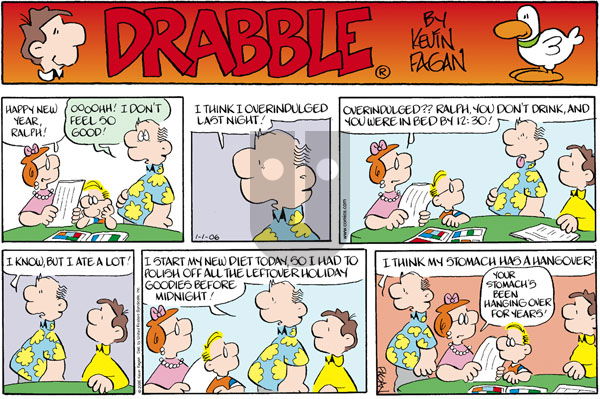Drabble on Sunday January 1, 2006 Comic Strip
