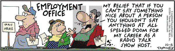 Frank and Ernest on Friday October 8, 2004 Comic Strip