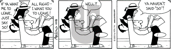 The Born Loser on Saturday October 22, 2005 Comic Strip