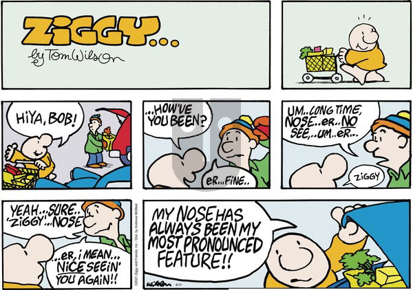 Ziggy on Sunday April 11, 2021 Comic Strip