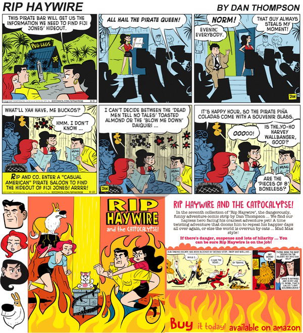Rip Haywire on Sunday July 23, 2017 Comic Strip