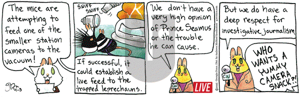 Breaking Cat News on Thursday April 3, 2025 Comic Strip