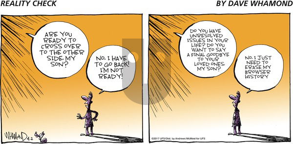 Reality Check on Sunday April 2, 2017 Comic Strip