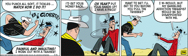Rip Haywire on Friday March 31, 2017 Comic Strip