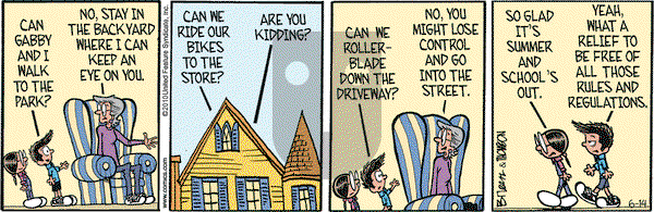 Grand Avenue on Monday June 14, 2010 Comic Strip