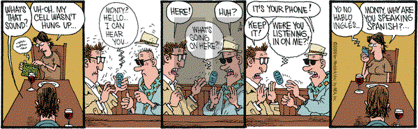 Monty on Saturday February 28, 2009 Comic Strip