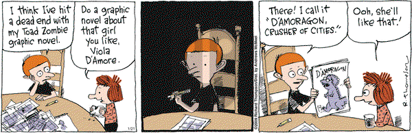 Cul de Sac on Saturday January 21, 2017 Comic Strip