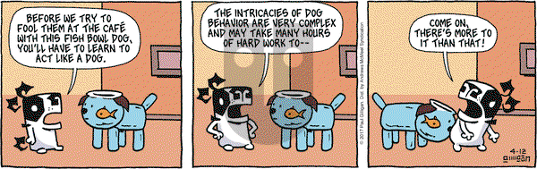 Pooch Cafe on Wednesday April 12, 2017 Comic Strip