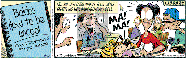 Baldo on Monday October 23, 2000 Comic Strip