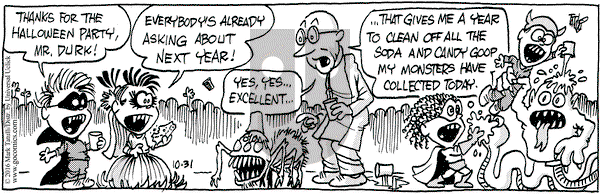 Heart of the City on Monday October 31, 2016 Comic Strip