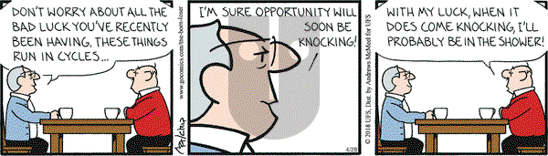 The Born Loser on Monday April 28, 2025 Comic Strip