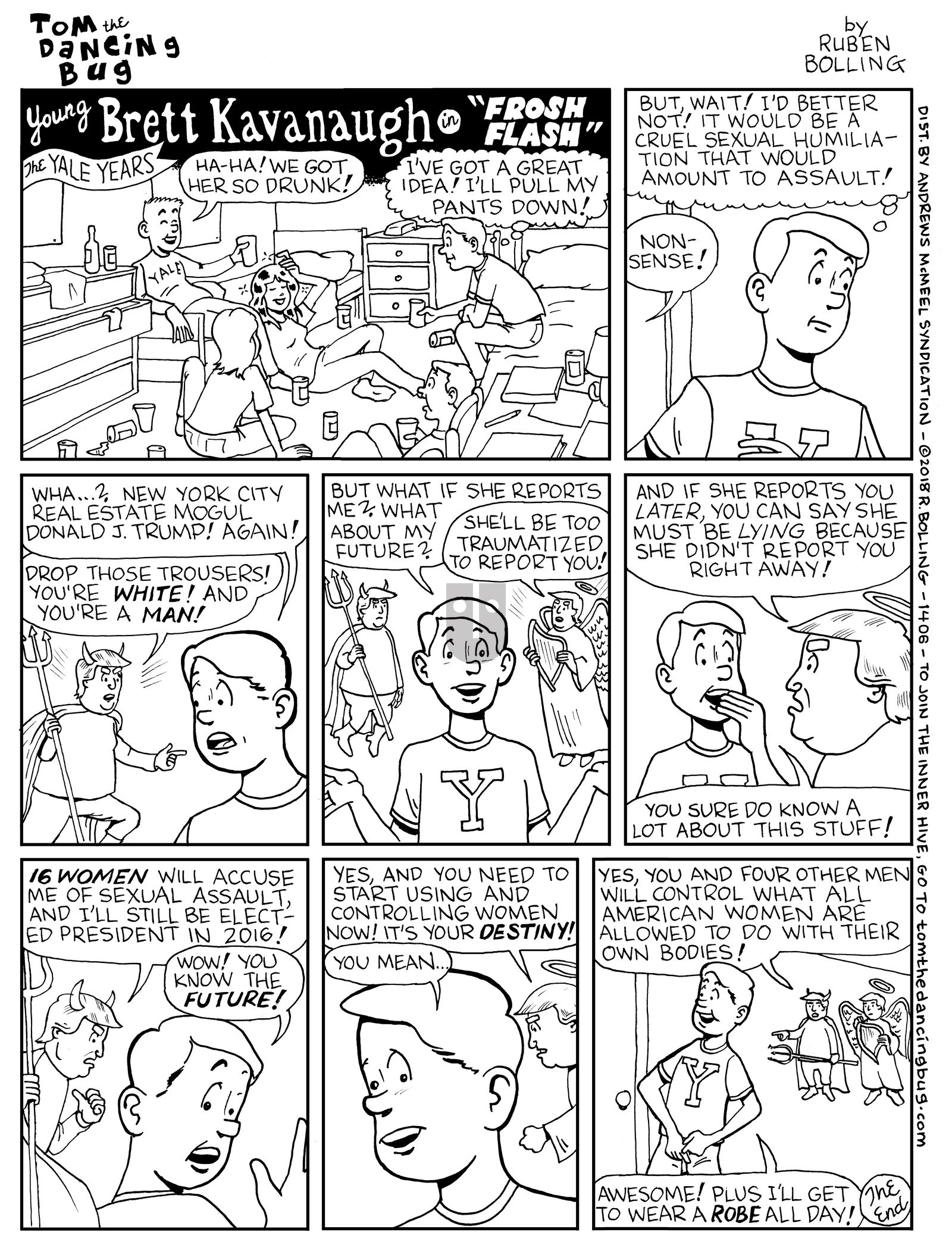 Tom the Dancing Bug - Monday September 24, 2018 Comic Strip