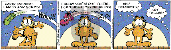 Garfield on Monday February 5, 2007 Comic Strip