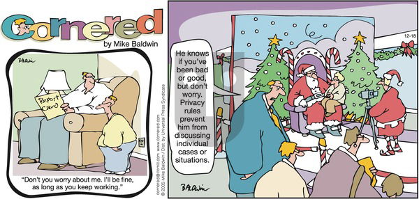 Cornered on Sunday December 18, 2005 Comic Strip