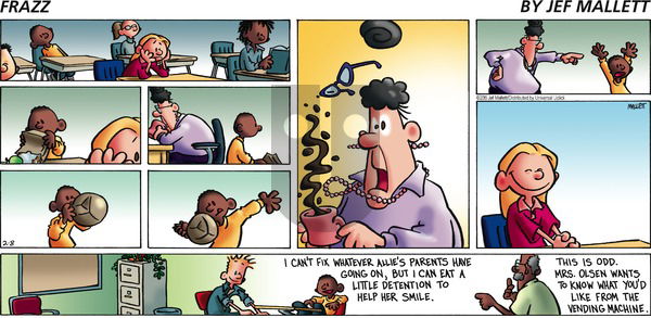 Frazz on Sunday February 8, 2015 Comic Strip
