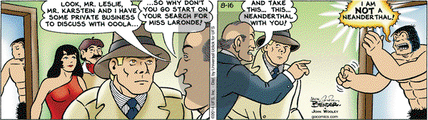 Alley Oop on Saturday August 16, 2014 Comic Strip
