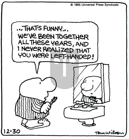 Ziggy - Monday December 30, 1985 Comic Strip