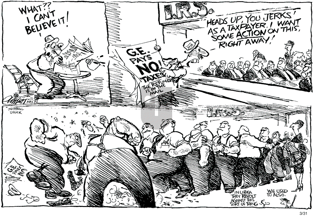 Pat Oliphant on Thursday March 31, 2011 Comic Strip