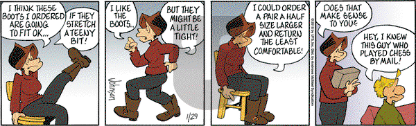 Arlo and Janis on Monday January 29, 2018 Comic Strip
