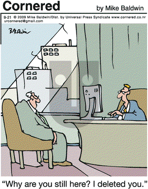 Cornered on Monday September 21, 2009 Comic Strip
