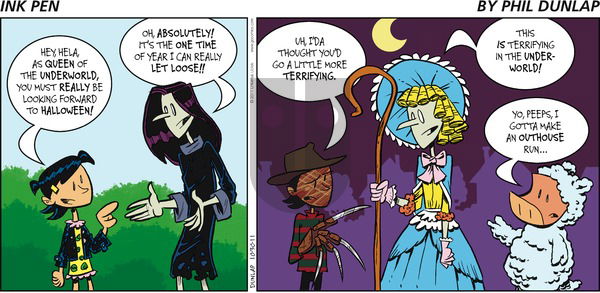 Ink Pen on Sunday October 30, 2011 Comic Strip