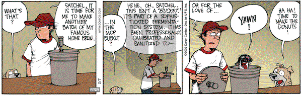 Get Fuzzy on Monday February 7, 2005 Comic Strip