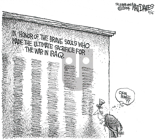 Matt Davies on Monday November 15, 2004 Comic Strip