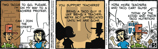 La Cucaracha on Monday January 28, 2019 Comic Strip