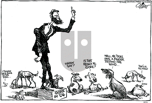 Pat Oliphant on Wednesday February 13, 2002 Comic Strip
