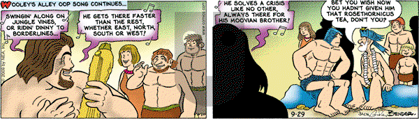 Alley Oop on Tuesday September 29, 2009 Comic Strip