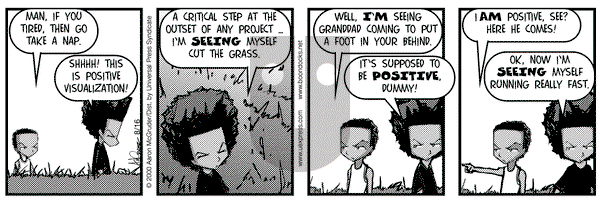 The Boondocks on Wednesday August 16, 2000 Comic Strip