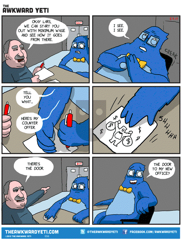 The Awkward Yeti on Thursday November 6, 2014 Comic Strip