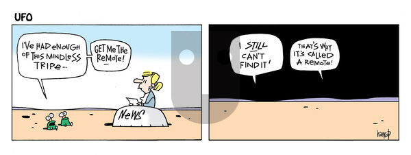 UFO on Sunday April 20, 2025 Comic Strip