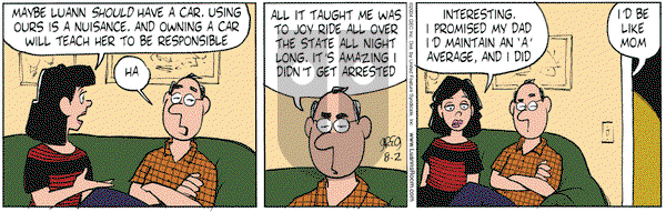 Luann on Monday August 2, 2004 Comic Strip