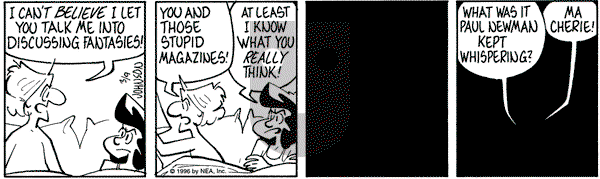 Arlo and Janis on Saturday March 9, 1996 Comic Strip