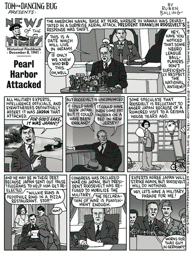 Tom the Dancing Bug on Monday February 19, 2018 Comic Strip